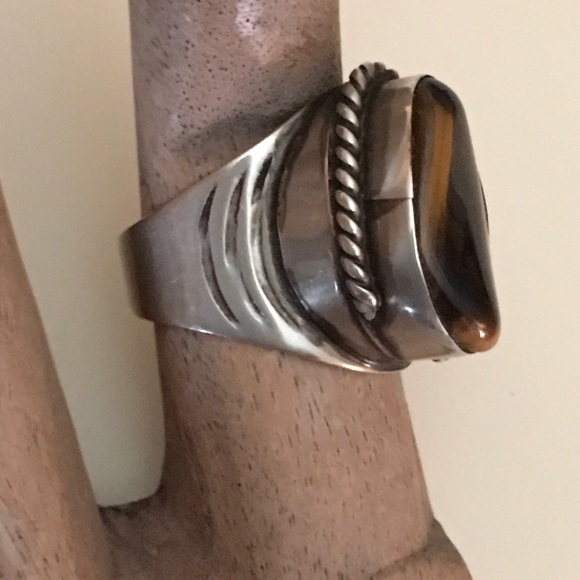 COPY - 925 Men’s silver ring. - Picture 2 of 10